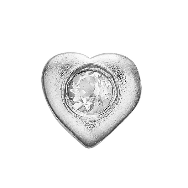 Christina collect sølv element - Topaz Heart - 603-S1