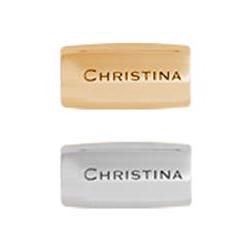 Christina Collect læder armbånd - Sparkling Gold