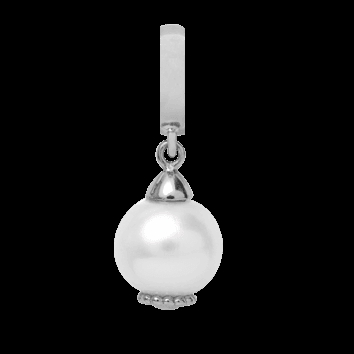 Christina Watches sølv charms perle drop - 610-S09White