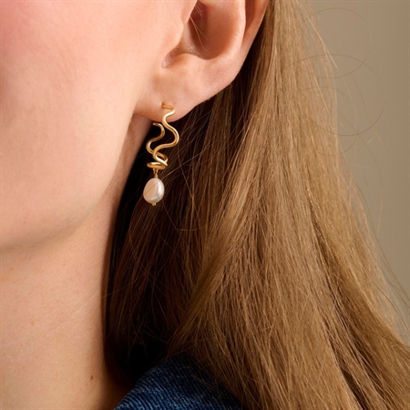 Small Bay øreringe m perler Pernille Corydon E-015-GP
