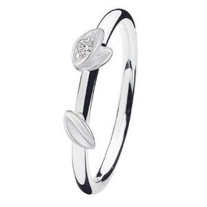 Spinning jewelry "DANCING LEAF"