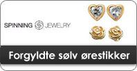 Spinning Jewelry Guld &Oslash;restikker