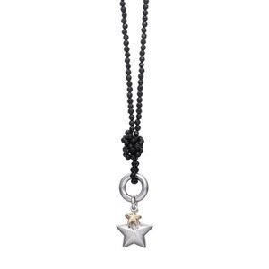 Story halsk�de med sort onyx - UDEN CHARMS