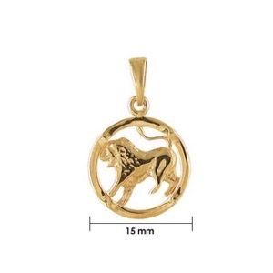 Stjernetegn i 8-14 karat guld - L�VEN