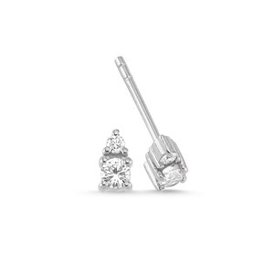 Petit - Diamant øreringe i 14 kt. hvidguld | Ø1110 025