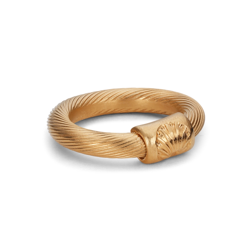 Jane Kønig Big Salon ring i forgyldt JKBSRSS20-G