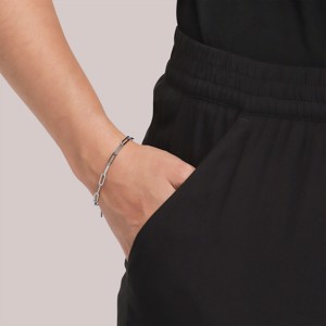 Reflecktion Stretch armbånd i sølv af Jane Kønig RSB01-S-AW2000