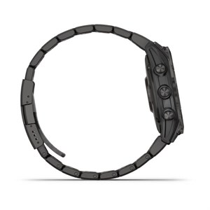 4 GARMIN - Fenix 7S Sapphire Solar DLC titanum & titanium-rem