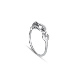 Jane Kønig - ROW Chain ring i sølv 1