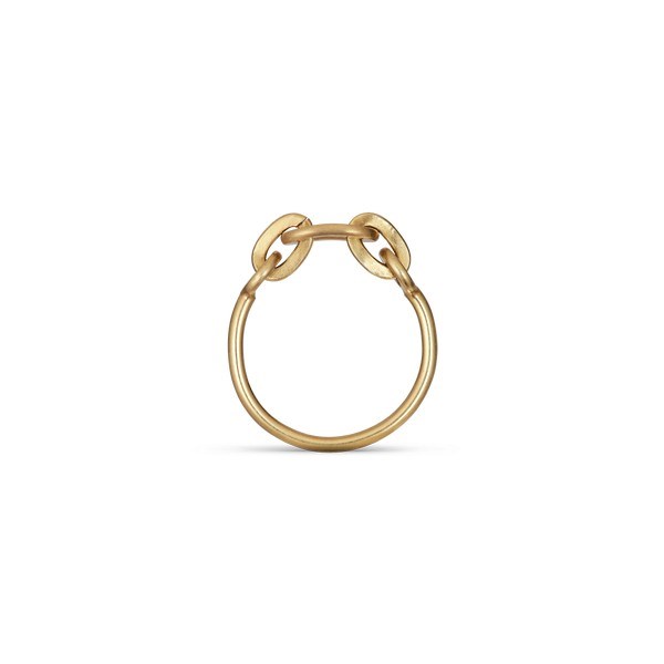 4 Jane Kønig - ROW Chain ring i forgyldt 