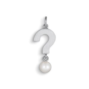 1 Jane Kønig - ROW Pearl vedhæng m. perle i sølv