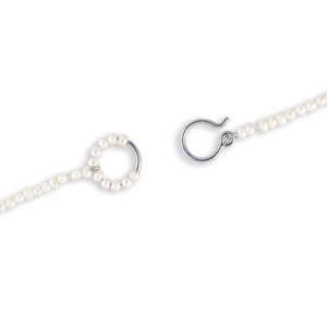 2 Jane Kønig - ROW Pearl halskæde i sølv