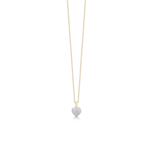 Aagaard Herz-Anhänger aus 14kt Gold mit Kette 06333168-45
