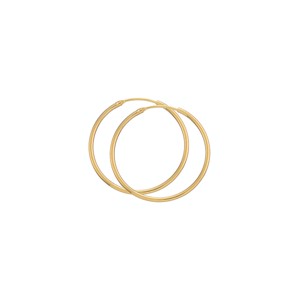 BNH - Creoler i 8-14kt. guld (Ø25)
