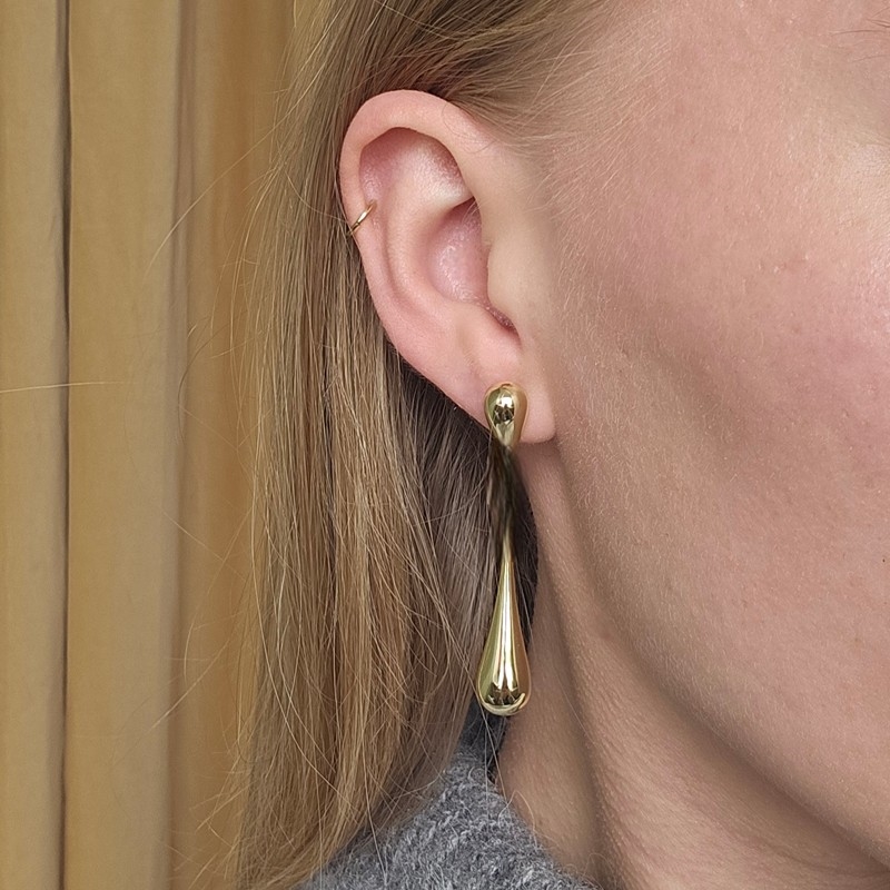  Aqua Dulce - Shiny New Big Drop i forgyldt sterlingsølv