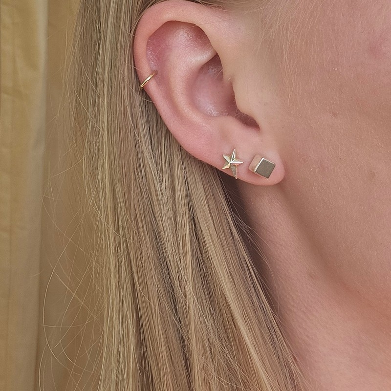 Jane Kønig - Night Star Stud i sølv