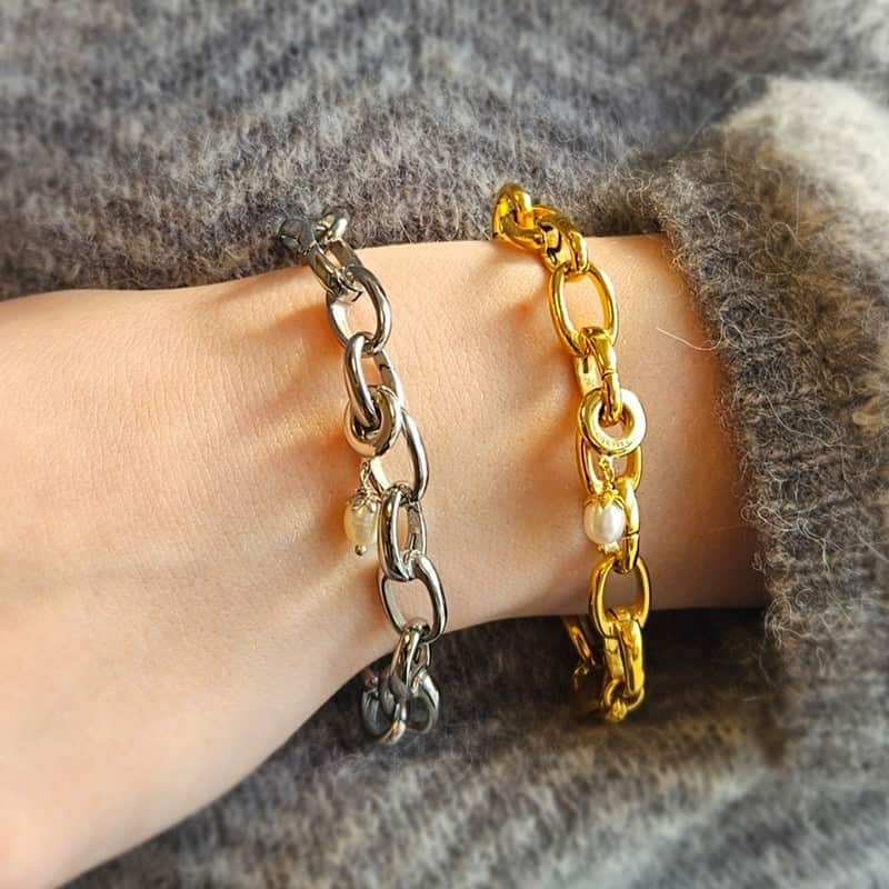 Christina Watches - Embrace Link armbånd i stål med Gratis smykkeskrin