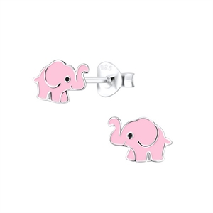Børneøreringe i sølv med elefant | BB2013469