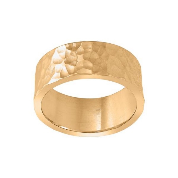 #2 - Nordahl Jewellery - TWO-SIDED52 ring i forgyldt sølv 8 mm