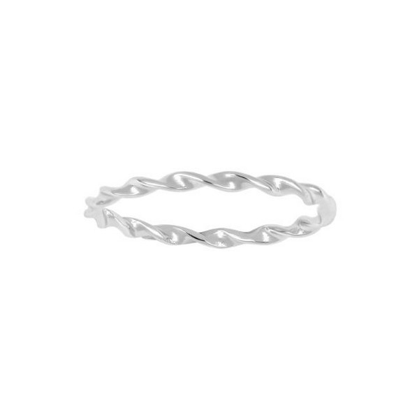 Billede af Nordahl Jewellery - NICE52 snoet ring i sølv