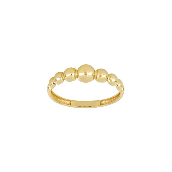 8kt guld ring med kugler 10830630300