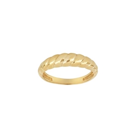  Siersbøl - 8 kt. snoet guld ring