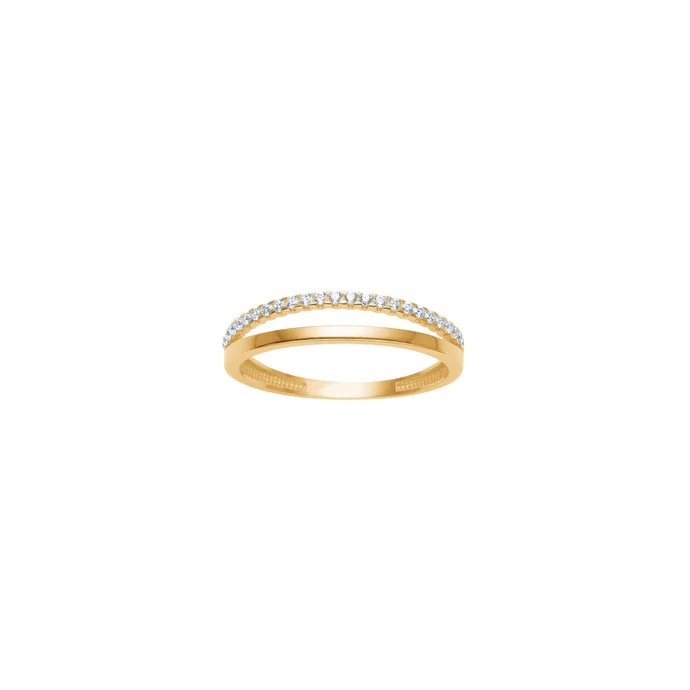 8 kt. guld ring med zirkonia af Siersbøl 10832230300