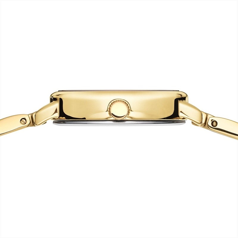 Bering dameur med oval urkasse i forgyldt 4