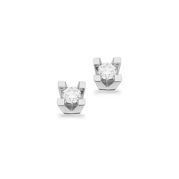 Kleopatra Ørestikker i 14kt. hvidguld 0,10ct.-0,50ct. diamanter