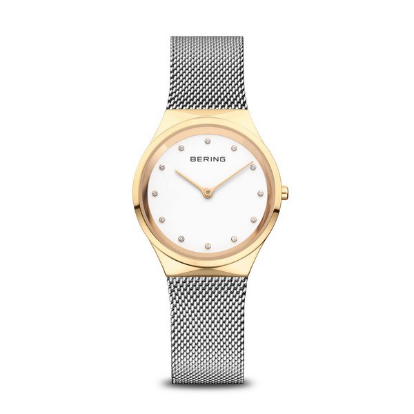 Bering - Classic dameur med hvid urskive