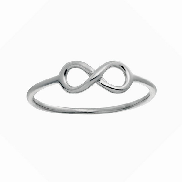 Nordahl - sølv ring med uendelighedstegn