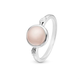 Christina Collect - PINK CHALCEDONY ring i sølv 3.35.A