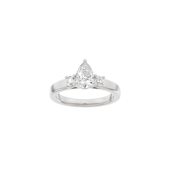 Siersbøl Luxury Classic ring i 14 kt hvidguld med 1,33 ct lab-grown diamanter
