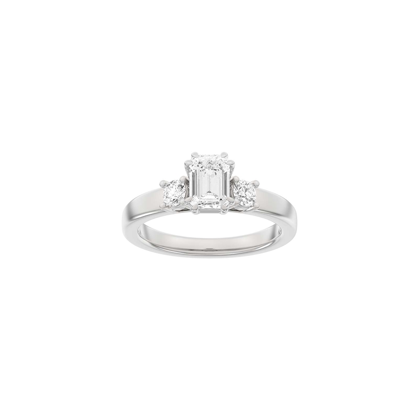 Siersbøl Luxury Modern firkantet ring i 14 kt hvidguld med 1,33 ct lab-grown diamanter