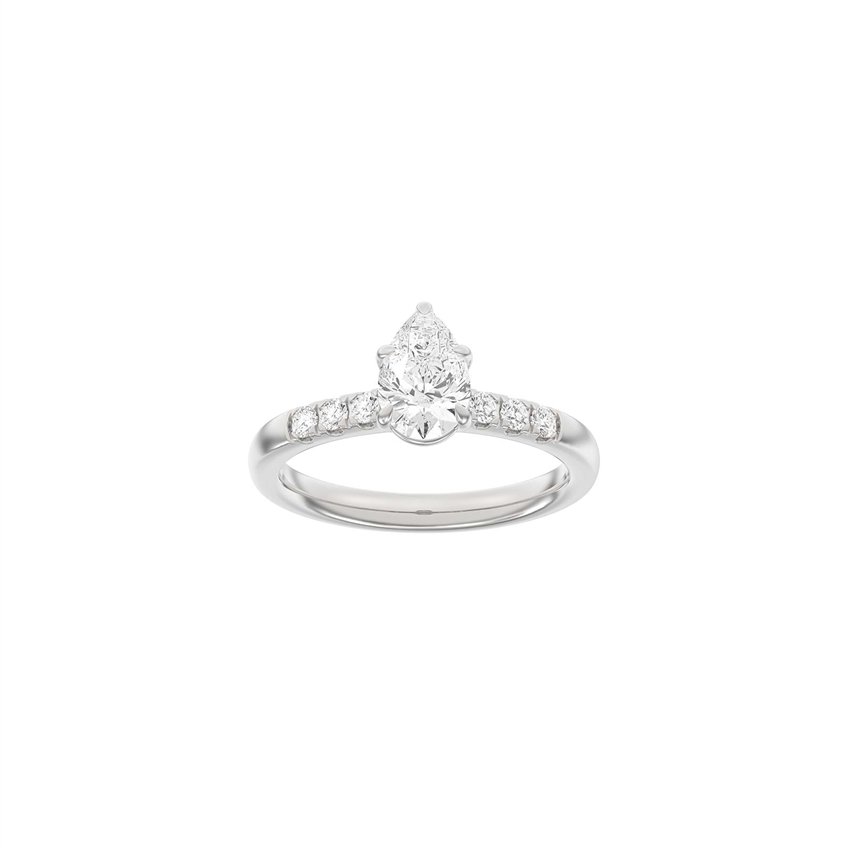 Siersbøl Luxury Modern ring i 14 kt hvidguld med 1,2 ct lab-grown diamanter