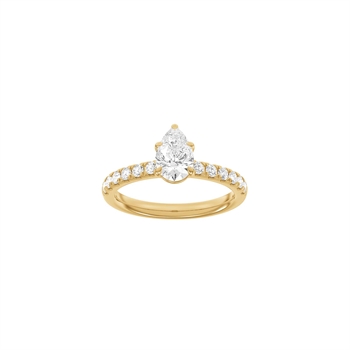 Siersbøl Luxury Modern ring i 14 kt rødguld med 1,4 ct lab-grown diamanter