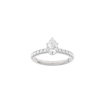 Siersbøl Luxury Modern ring i 14 kt hvidguld med 1,4 ct lab-grown diamanter