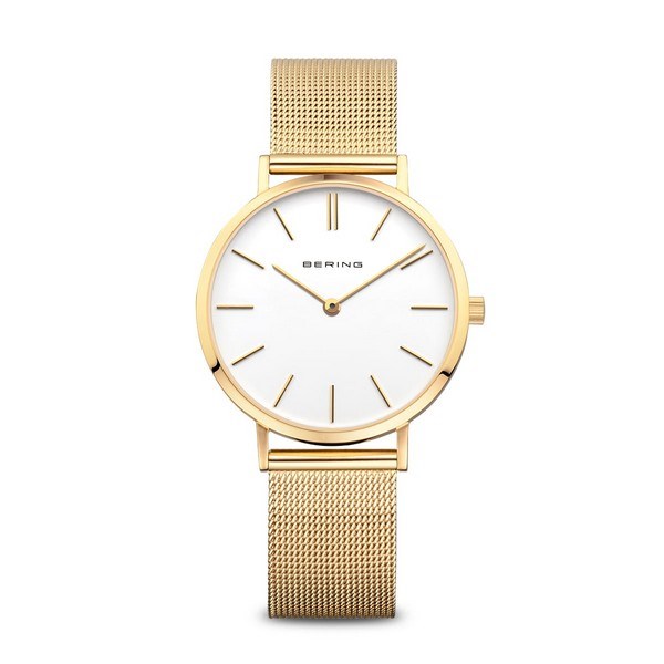 Bering Classic dameur i poleret guld 22 mm 14134-331