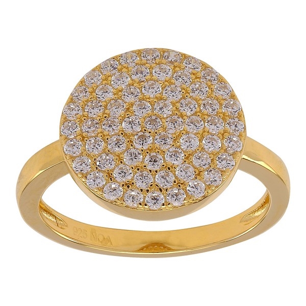 Eksklusiv ring i forgyldt sølv fra Joanli Nor