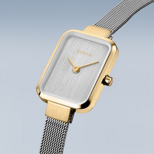 Bering Classic firkantet ur i stål | 14520-010