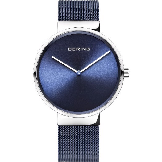 Bering Classic unisex i poleret sølv og meshlænke 14539-307