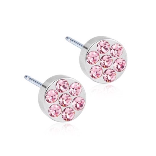 Billede af Blomdahl - Titanium øreringe Brilliance Plenary Light Rose**