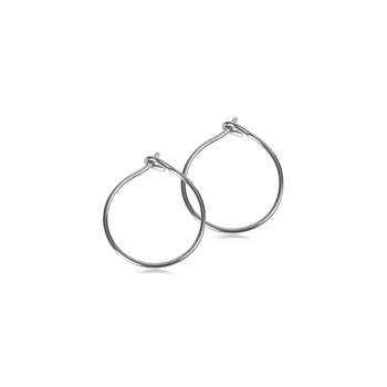 Blomdahl nikkelfri titanium hoop øreringe 15-1252-00