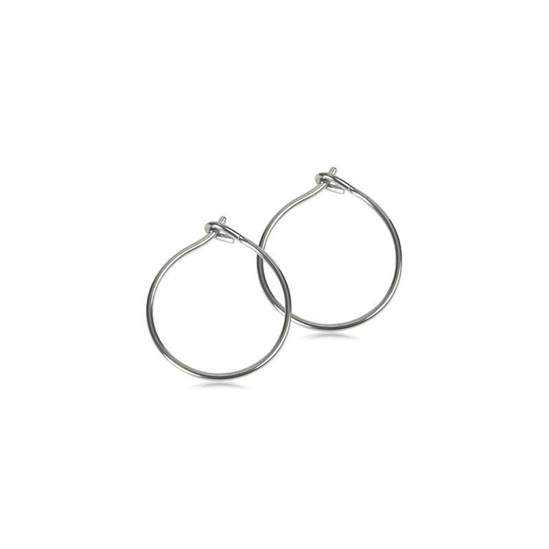 Blomdahl nikkelfri titanium hoop øreringe 15-1252-00