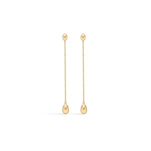 Dangling Ellipse øreringe i 14 kt guld Mads Z 1510029