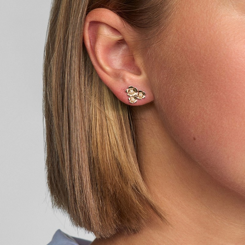 Fleur ørestikker i 14 kt guld Mads Z 1511109