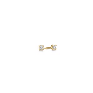 CROWN Øreringe I 14 kt. Guld med diamanter fra 0,09 ct. - 0,50 ct.