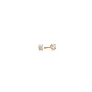 CROWN Øreringe I 14 kt. Guld med diamanter fra 0,09 ct. - 0,50 ct.
