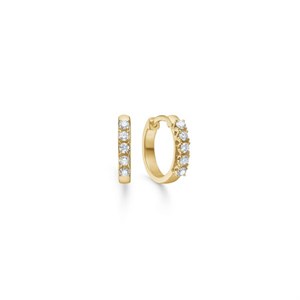  Mads Z - Crown Alliance øreringe i 14 kt guld m. diamanter i alt 10 x 0,04 ct.