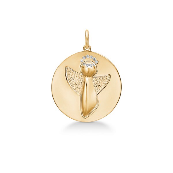ME & MY ANGEL 2-I-1 vedhæng i 14 kt guld | 1531031